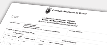 Vedi Esempio Documento Sistema Tavolare