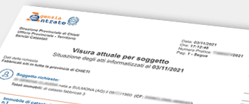 Visualizza Esempio Documento Catasto